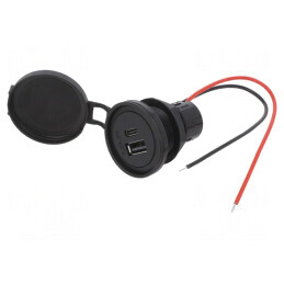 Încărcător Auto USB A și USB C 3.6A 5V | Electronic-mag.ro | Componente Electronice