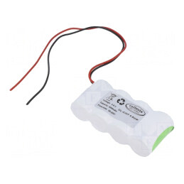 Baterie Ni-MH C 4,8V 4000mAh cu Cabluri 250mm | Electronic-mag.ro | Componente Electronice