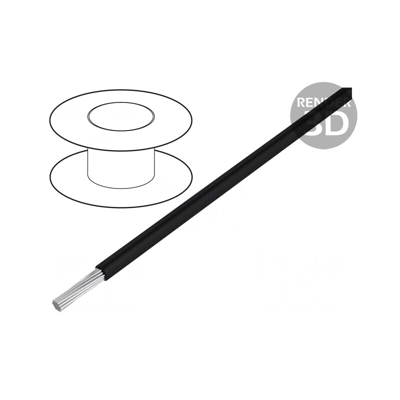 Cablu HookUp Wire 26AWG PVC Negru 30,5m | Electronic-mag.ro | Componente Electronice Cablu HookUp Wire 26AWG PVC Negru 30,5m | Electronic-mag.ro | Componente Electronice