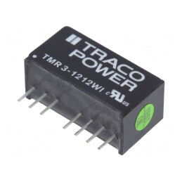 Convertor DC/DC 3W 4.5-18V la 12V 250mA SIP8 | Electronic-mag.ro | Componente Electronice