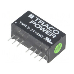 Convertor DC/DC 3W 9-36V la 15V 200mA SIP8 | Electronic-mag.ro | Componente Electronice