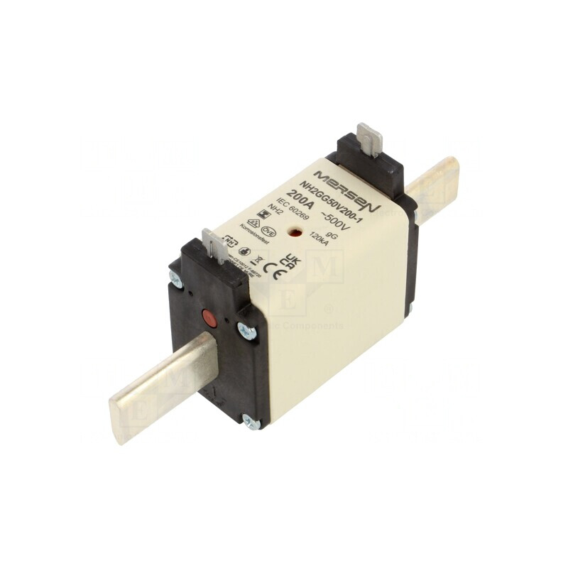 Siguranță ceramică industrială gG 200A 500VAC NH2 | Electronic-mag.ro | Componente Electronice