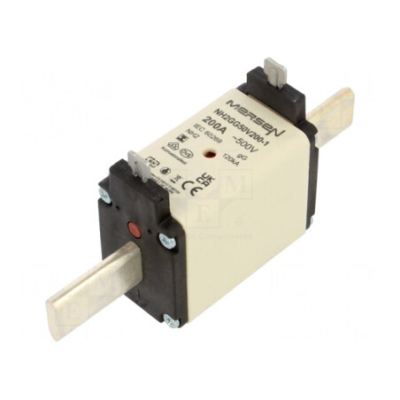 Siguranță ceramică industrială gG 200A 500VAC NH2 | Electronic-mag.ro | Componente Electronice