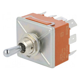 Comutator Basculant 4P3T ON-OFF-ON 15A/250VAC | Electronic-mag.ro | Componente Electronice