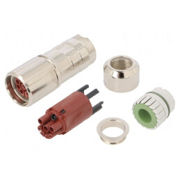 Conector M23 8 PIN 630V Lipire Crimpat | Electronic-mag.ro | Componente Electronice