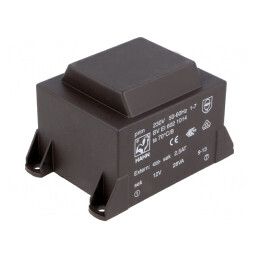 Transformator încapsulat 28VA 230V 12V 2334mA PCB | Electronic-mag.ro | Componente Electronice