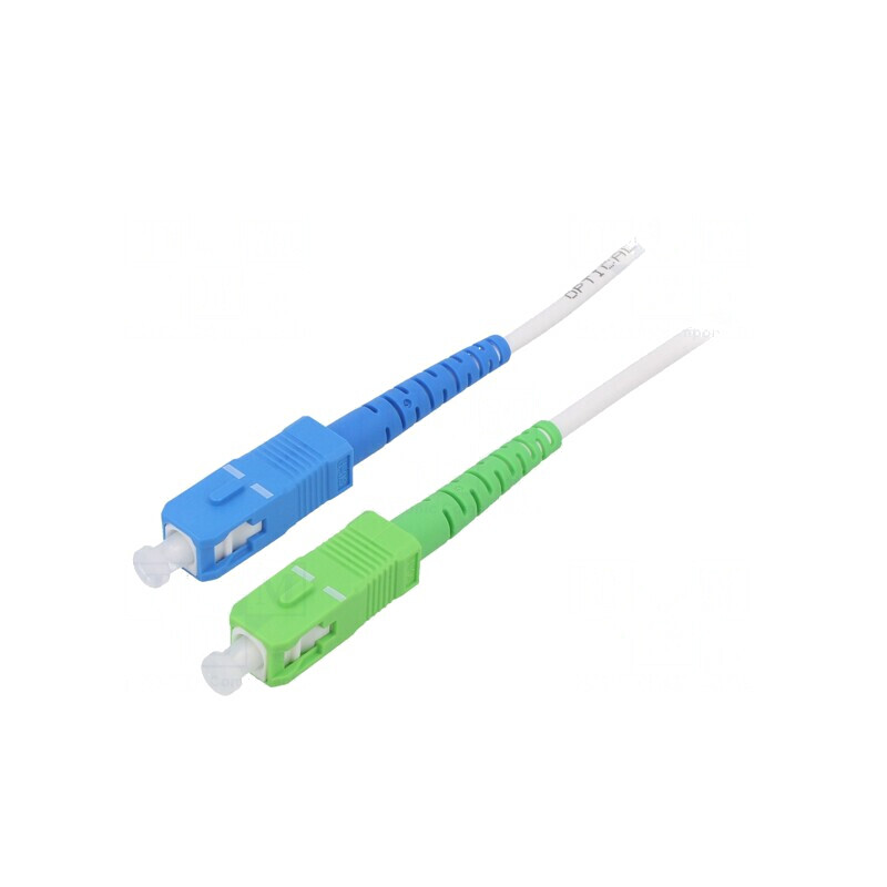 Patch Cord Fibră Optică OS2 SC/APC-SC/UPC 10m Alb | Electronic-mag.ro | Componente Electronice Patch Cord Fibră Optică OS2 SC/APC-SC/UPC 10m Alb | Electronic-mag.ro | Componente Electronice