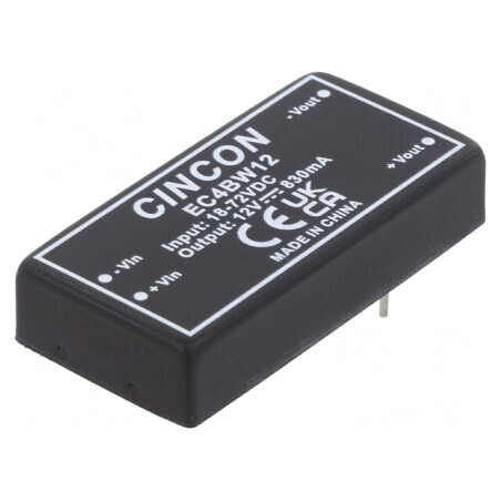Convertor DC/DC 10W 18-72V la 12V 830mA | Electronic-mag.ro | Componente Electronice