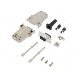 Conector D-Sub 9-Pin Mamă cu Terminal Șurub pe Cablu | Electronic-mag.ro | Componente Electronice