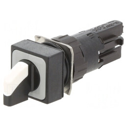 Comutator Rotativ Alb 16mm 3 Pozitii | Electronic-mag.ro | Componente Electronice