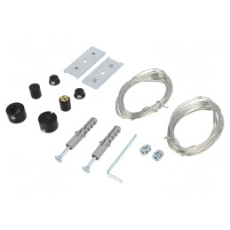 Dispozitiv Suspendare Suport LED Negru 0,15m 50V 20N | Electronic-mag.ro | Componente Electronice
