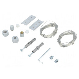 Suport Suspendare LED Argintiu 0,15m 50V | Electronic-mag.ro | Componente Electronice