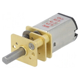 Motor DC cu Transmisie 6V 1,6A 15:1 Micro Metal Gearmotor | Electronic-mag.ro | Componente Electronice