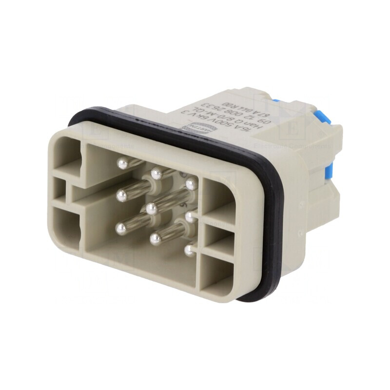 Conector HDC Inserturi Contact Han Q 9 8 PE 16A | Electronic-mag.ro | Componente Electronice