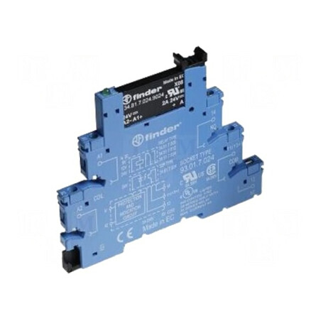 Releu Intermediar SPST-NO 24VDC 0,1A | Electronic-mag.ro | Componente Electronice