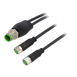 Cablu de conectare M8 3 PIN 1.5m PVC