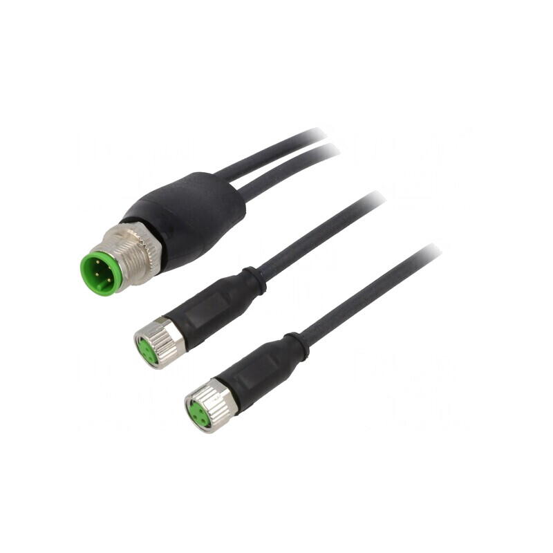 Cablu de conectare M8 3 PIN 1.5m PVC | Electronic-mag.ro | Componente Electronice