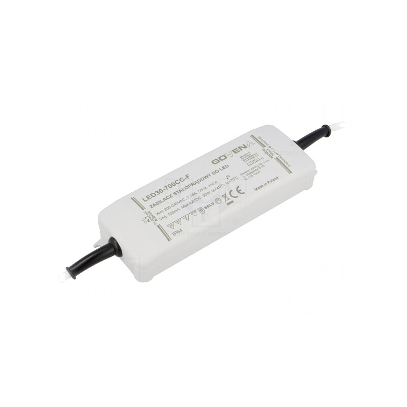 Alimentator LED 30W 700mA 185-265VAC IP64 | Electronic-mag.ro | Componente Electronice Alimentator LED 30W 700mA 185-265VAC IP64 | Electronic-mag.ro | Componente Electronice