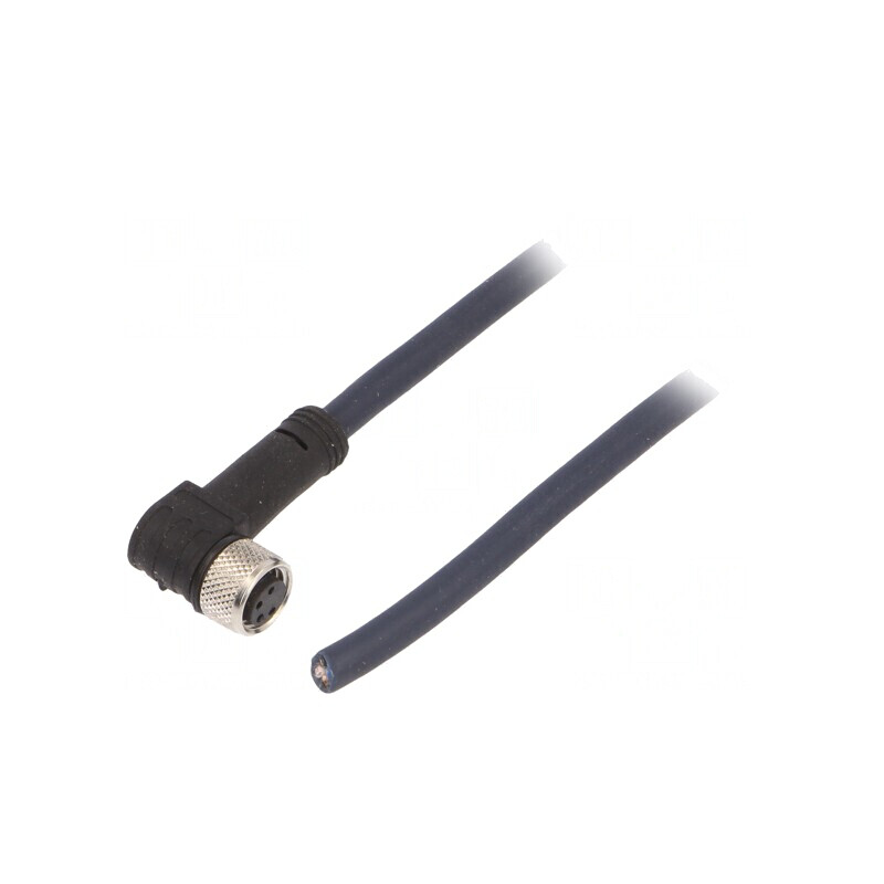 Cablu de Conectare M8 4P 5m 30VAC 4A IP69K | Electronic-mag.ro | Componente Electronice