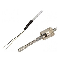 Senzor de Temperatură Termocuplu J cu Izolație din Fibra de Sticlă | Electronic-mag.ro | Componente Electronice