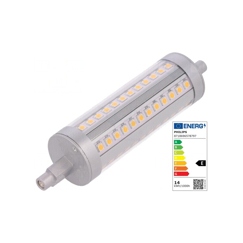 Lampă LED albă R7S 14W 3000K 1600lm | Electronic-mag.ro | Componente Electronice