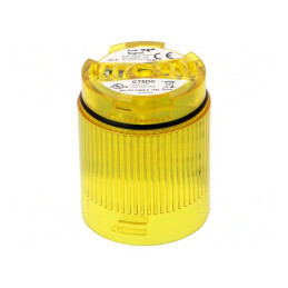 Semnalizator LED Galben 24V IP65 Ø50x69mm | Electronic-mag.ro | Componente Electronice