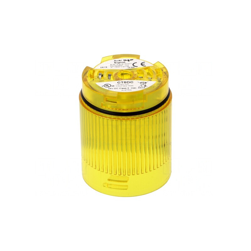 Semnalizator LED Galben 24V IP65 Ø50x69mm | Electronic-mag.ro | Componente Electronice