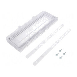 Fereastră de inspecție policarbonat IP54 190x77x25mm | Electronic-mag.ro | Componente Electronice