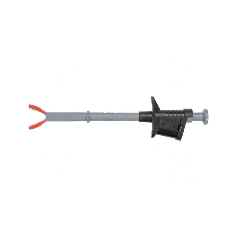 Clips de măsurare crocodil 20A negru 4mm nichelat | Electronic-mag.ro | Componente Electronice