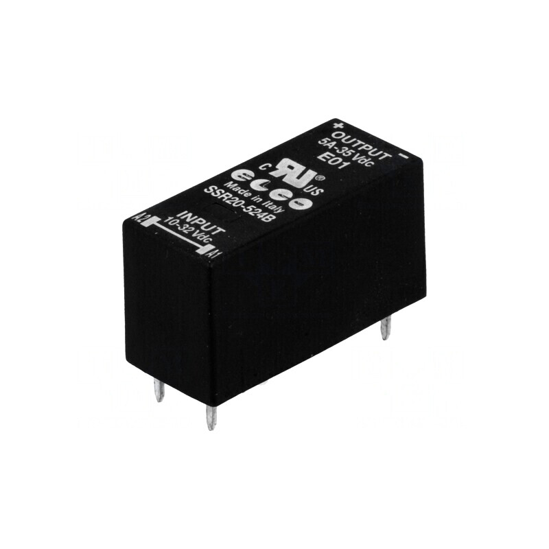 Releu semiconductor SPST-NO 10-32VDC 5A 0-35VDC SSR20-524B | Electronic-mag.ro | Componente Electronice Releu semiconductor SPST-NO 10-32VDC 5A 0-35VDC SSR20-524B | Electronic-mag.ro | Componente Electronice