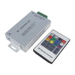 Controler LED 12A 12-24V RC 2 | Electronic-mag.ro | Componente Electronice