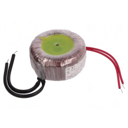 Transformator toroidal 35VA 230V 24V 1.45A cabluri | Electronic-mag.ro | Componente Electronice