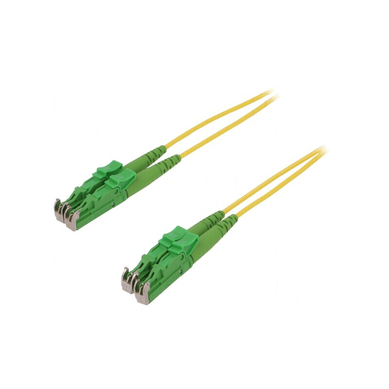 Patch cord fibră optică E2/APC 5m galben | Electronic-mag.ro | Componente Electronice