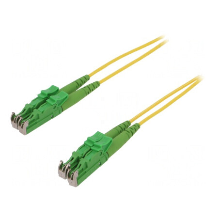 Patch cord fibră optică E2/APC 5m galben | Electronic-mag.ro | Componente Electronice