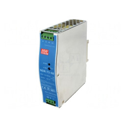 Alimentator Pulsatoriu DIN 76,8W 48V 1,6A | Electronic-mag.ro | Componente Electronice