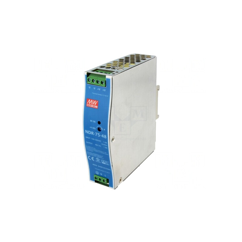 Alimentator Pulsatoriu DIN 76,8W 48V 1,6A | Electronic-mag.ro | Componente Electronice Alimentator Pulsatoriu DIN 76,8W 48V 1,6A | Electronic-mag.ro | Componente Electronice