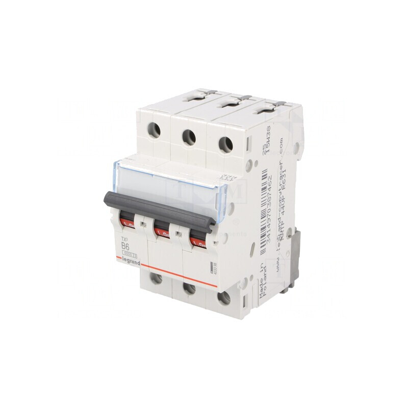 Întrerupător de Supracurent 400VAC 6A 3P B | Electronic-mag.ro | Componente Electronice