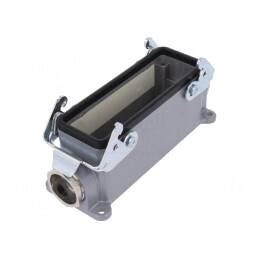 Carcasă pentru conectori HDC dimensiune 24 PG21 104x27mm | Electronic-mag.ro | Componente Electronice
