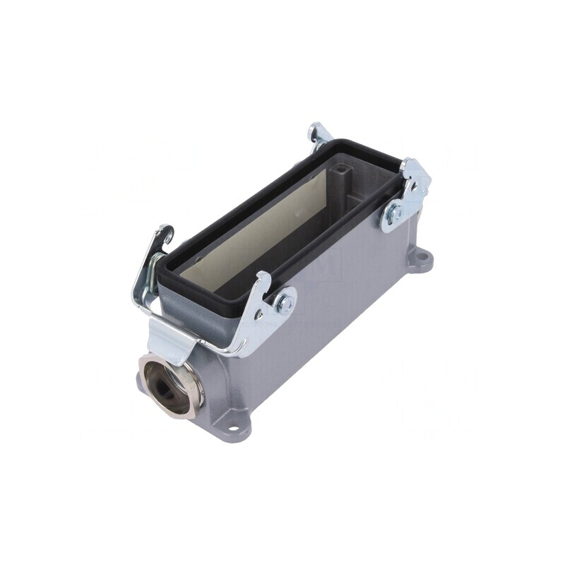 Carcasă pentru conectori HDC dimensiune 24 PG21 104x27mm | Electronic-mag.ro | Componente Electronice