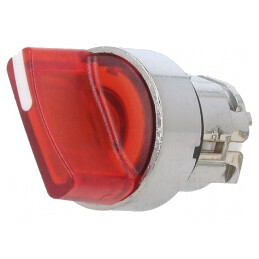 Comutator Rotativ 22mm cu LED Roșu IP66 | Electronic-mag.ro | Componente Electronice