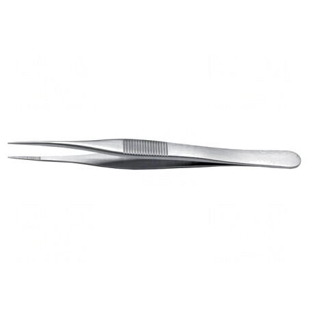 Pensetă Precizie 110mm Vârf Plat 10G | Electronic-mag.ro | Componente Electronice