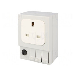 Soclu G 250VAC 6.3A IP20 pentru șină DIN 92x62x48mm | Electronic-mag.ro | Componente Electronice