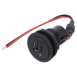 Încărcător Auto USB-A și USB-C 3.6A 5V