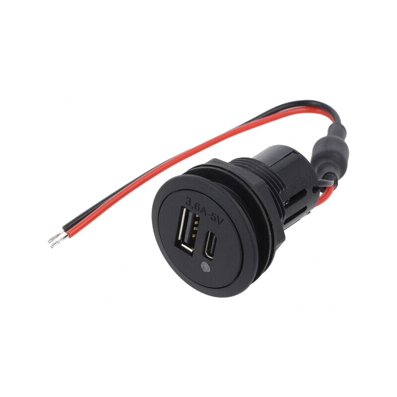 Încărcător Auto USB-A și USB-C 3.6A 5V | Electronic-mag.ro | Componente Electronice Încărcător Auto USB-A și USB-C 3.6A 5V | Electronic-mag.ro | Componente Electronice