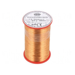 Sârmă Dublu Emailată 0,15mm 0,5kg Cu | Electronic-mag.ro | Componente Electronice
