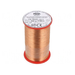 Sârmă Emailată 0,15mm 0,5kg Cu 65-155°C | Electronic-mag.ro | Componente Electronice