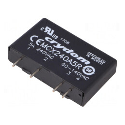 Releu semiconductor 1-fazat 5A 12-280VAC | Electronic-mag.ro | Componente Electronice