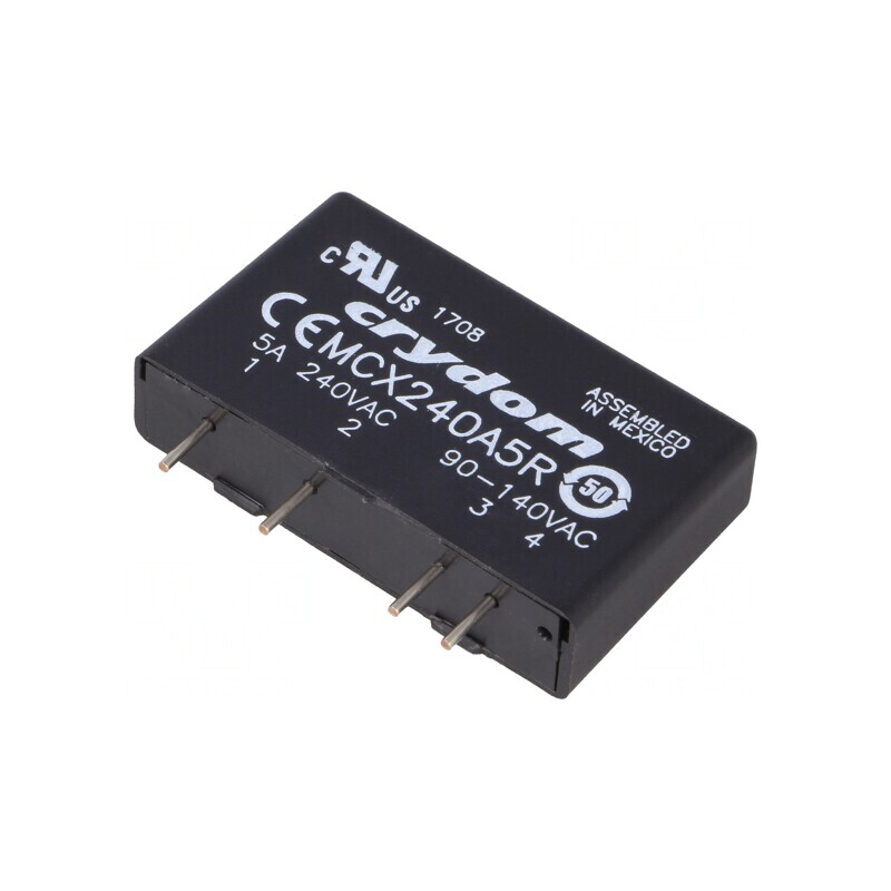 Releu semiconductor 1-fazat 5A 12-280VAC | Electronic-mag.ro | Componente Electronice