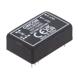 Convertor DC/DC 10W 9-36V la 15V 666mA DIP24 | Electronic-mag.ro | Componente Electronice