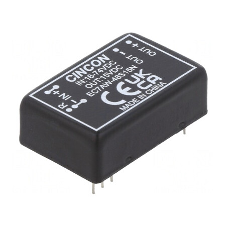 Convertor DC/DC 10W 18-75V la 15V 0.666mA | Electronic-mag.ro | Componente Electronice